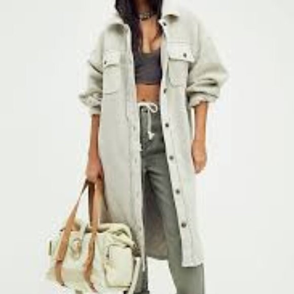 Free People x We The Free Long Ruby Jacket M - Picture 16 of 16